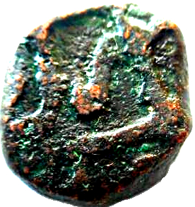 1/2 Paisa - Aurangzeb (Surat Mint), Copper Coin obverse