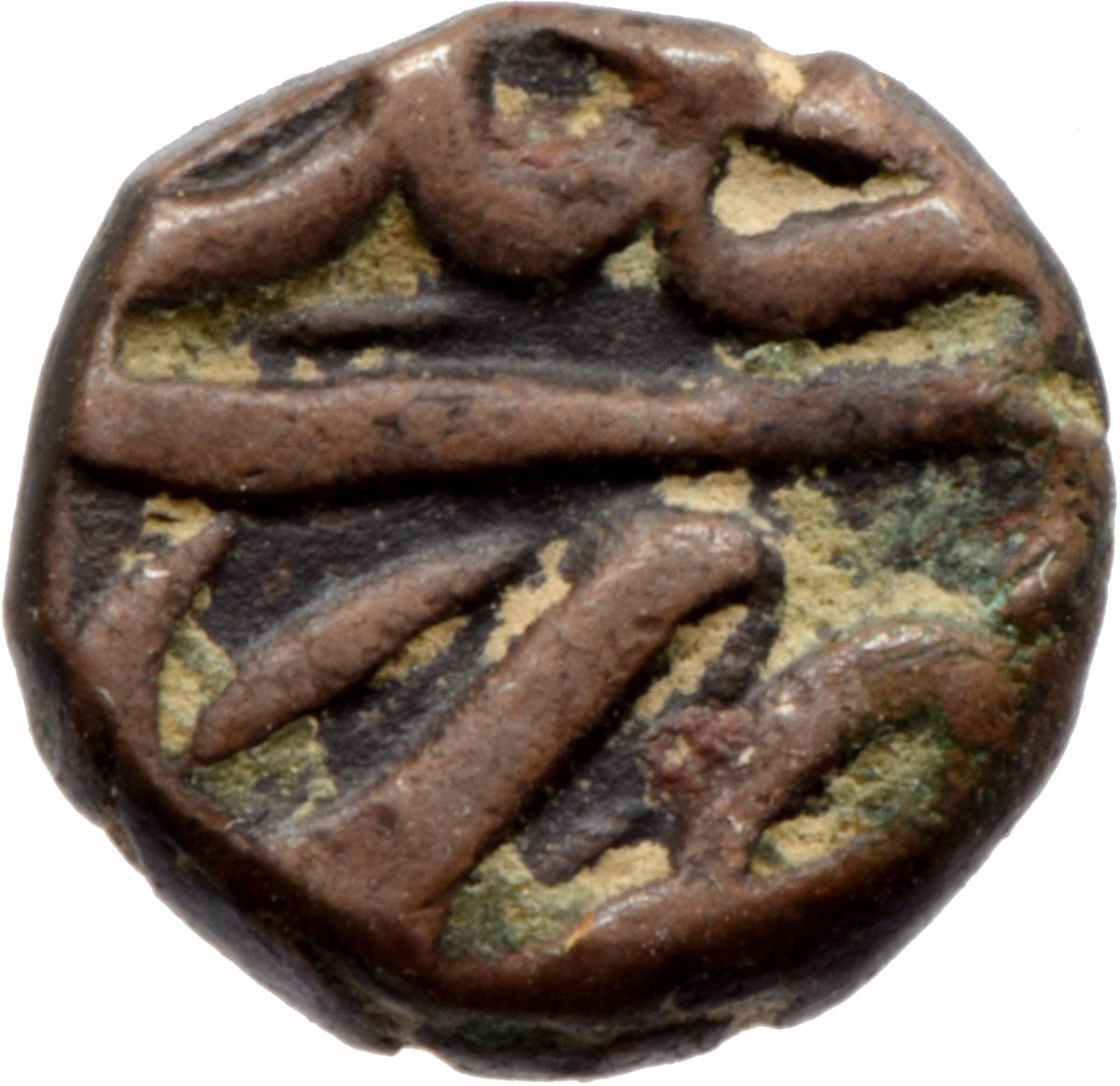 1/8 Dam - Akbar (Delhi), Copper Coin reverse