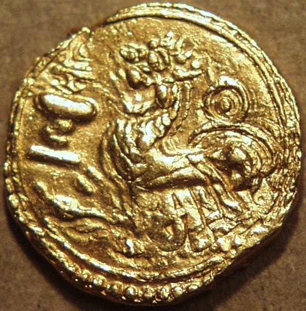 Panchala Janapada - Anonymous Panchala Kingdom Anonymous, Ae One-Sixteenth Karshapana - Copper, Copper Coin obverse
