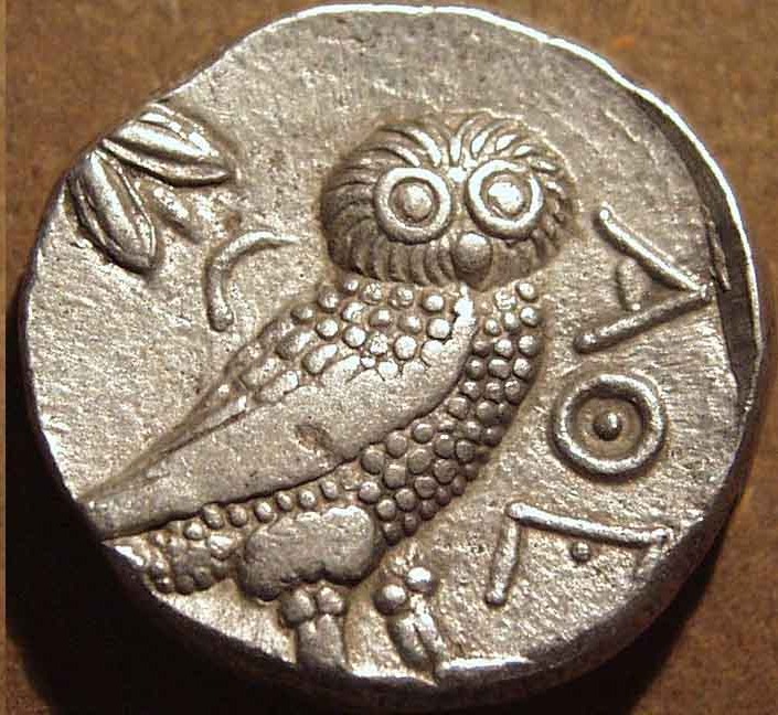 Pre-Seleucid / Imitation Of Athenian Owl Silver Tetradrachm, C. 320 Bce, Silver Coin reverse