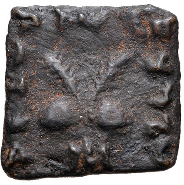 Menander II, Bronze Half Unit - Copper, Copper Coin reverse