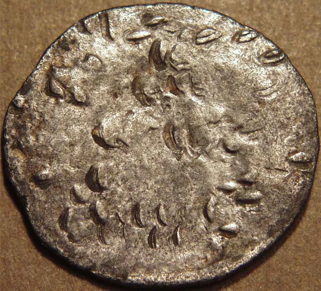 Vaishravana? Silver Drachm, Silver Coin reverse