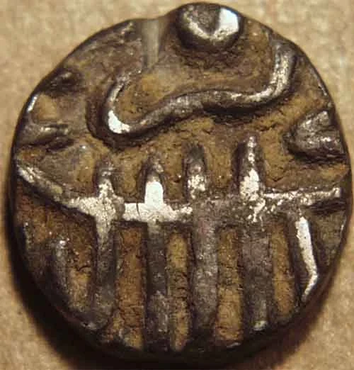 Ghiyath Shah Silver 1/8 Tanka, Silver Coin obverse
