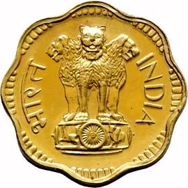 10 Paise, Nickel brass Coin obverse
