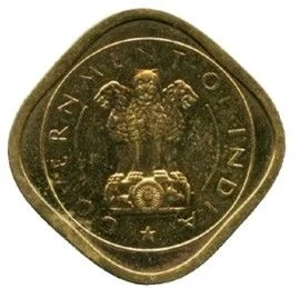 2 Annas - Brass Pattern, Brass Coin obverse