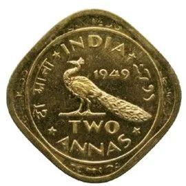 2 Annas - Brass Pattern, Brass Coin reverse
