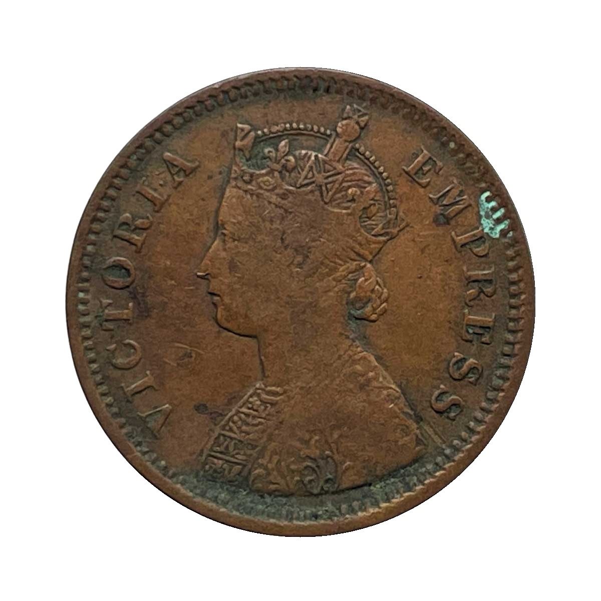 1/2 Pice Victoria Empress (Ganga Singh) 1894 Copper Coin, Princely State Of Bikanir, Copper Coin reverse