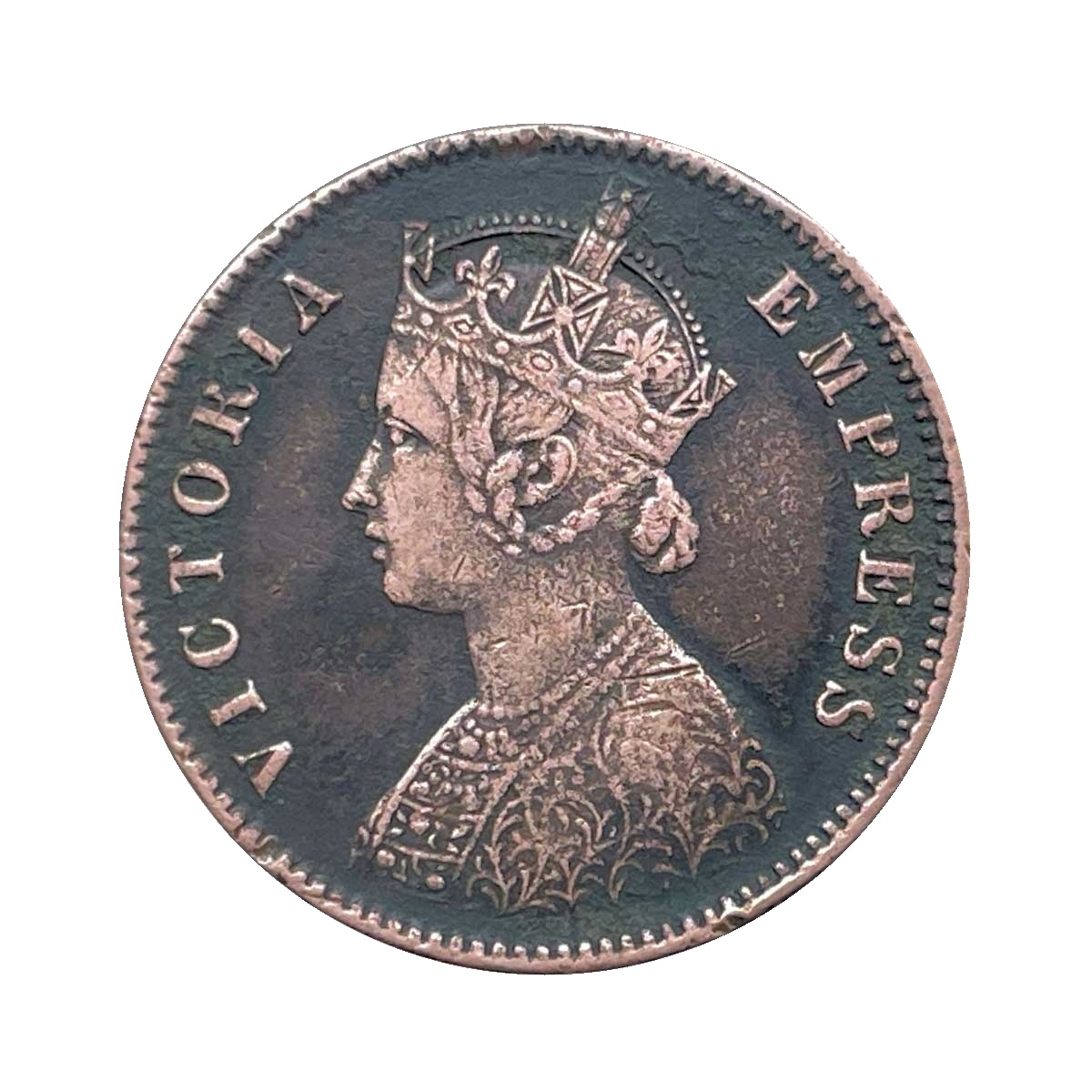 1/4 Anna - Victoria Empress (Ganga Singh), Copper Coin reverse