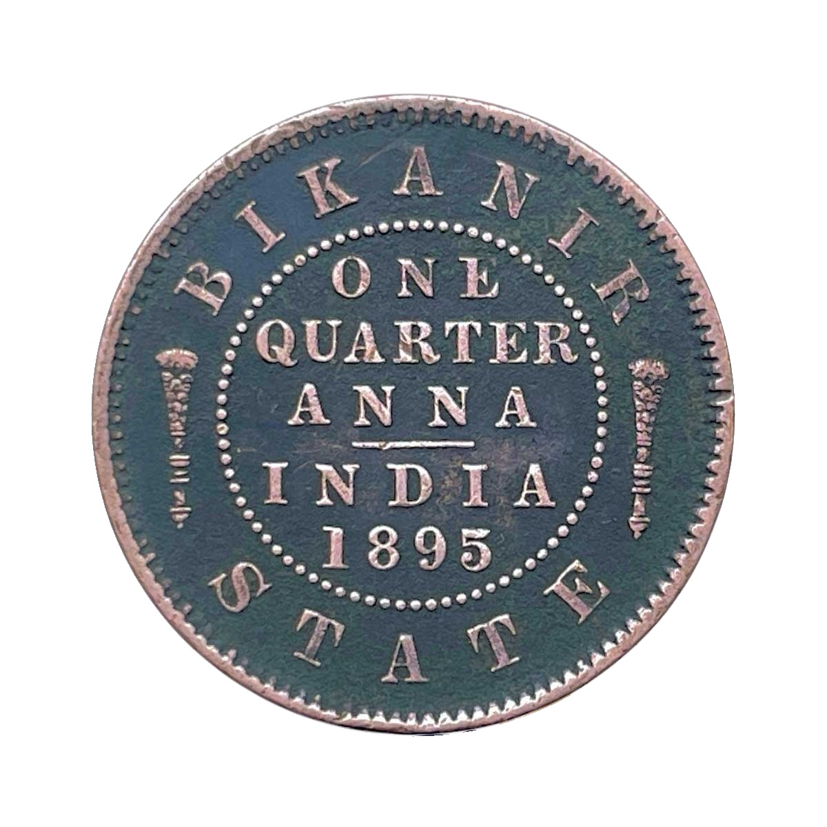 1/4 Anna - Victoria Empress (Ganga Singh), Copper Coin obverse