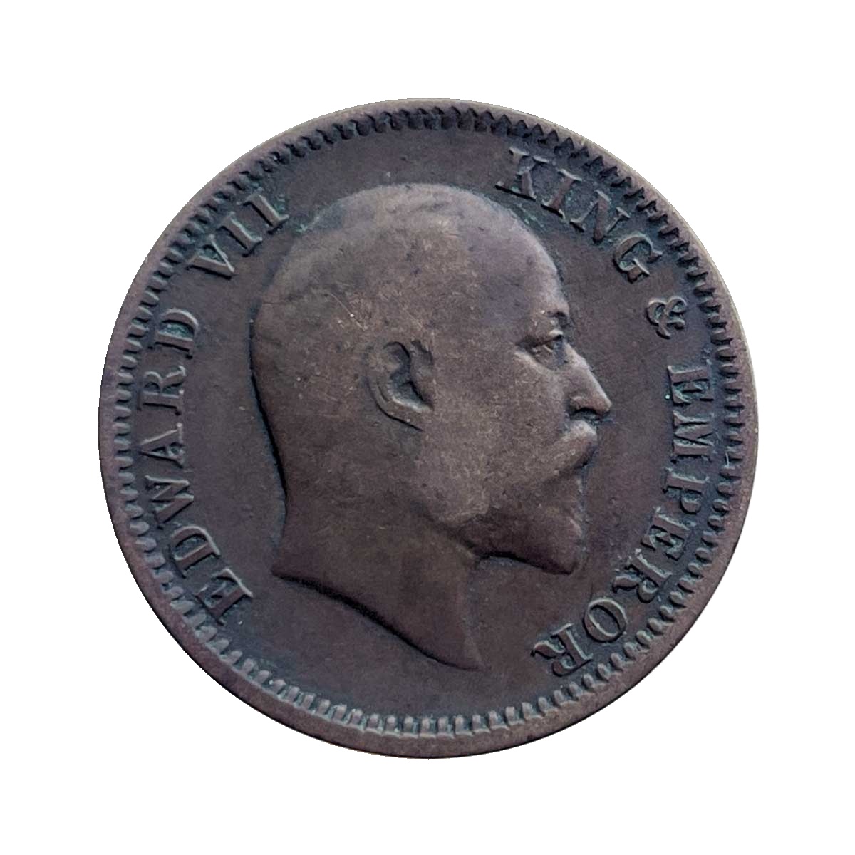 1/4 Anna - Edward VII King & Emperor 1908, Copper Coin reverse