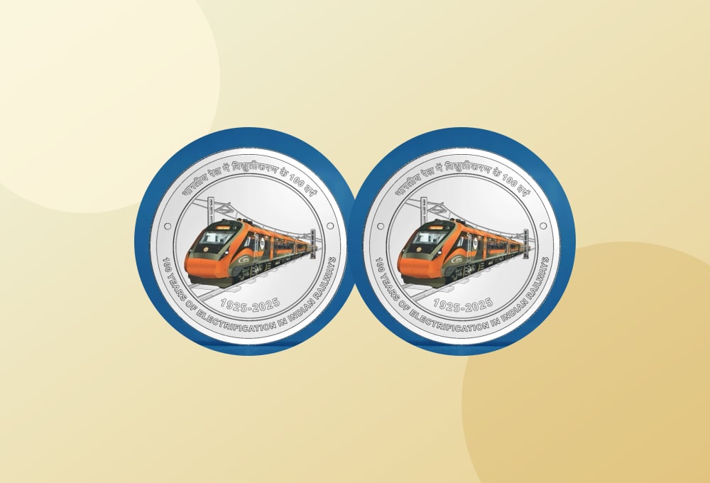 Republic India coins showing modern Indian coin designs